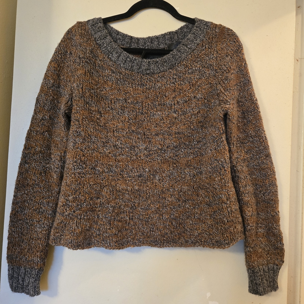Rachel Comey Brown and Gray Crew Neck Sweater
